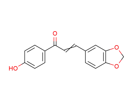 Molecular Structure of 19152-39-7 (4'-HYDROXY-3,4-METHYLENEDIOXYCHALCONE)