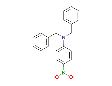 Molecular Structure of 159191-44-3 (4-(DIBENZYLAMINO)PHENYLBORONIC ACID)
