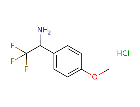 Benzenemethanamine,4-methoxy-a-(trifluoromethyl)-, hydrochloride(1:1)
