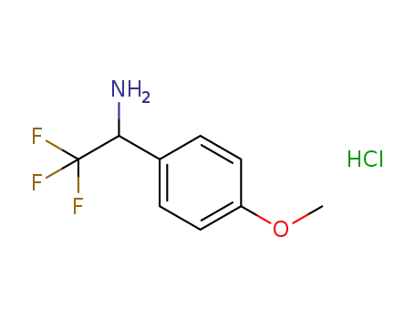 Molecular Structure of 65686-77-3 (2,2,2-TRIFLUORO-1-(4-METHOXY-PHENYL)-ETHYLAMINE HYDROCHLORIDE)