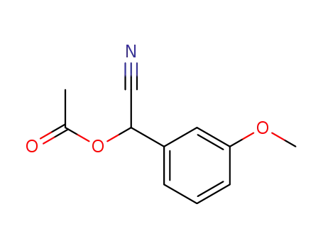 2-acetoxy-2-(3-methoxyphenyl)acetonitrile