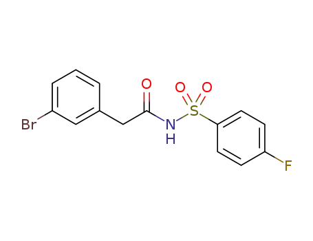 2-(3-bromophenyl)-N-(4-fluorophenylsulfonyl)acetamide