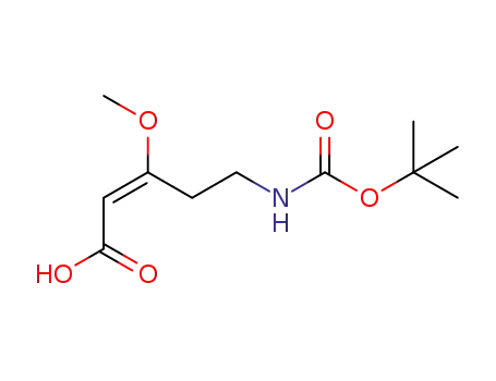 5-((tert-butoxycarbonyl)amino)-3-methoxypent-2-enoic acid