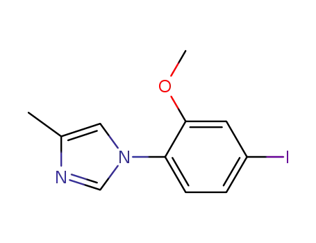 1-(4-iodine-2-methoxyphenyl)-4-methyl-1H-imidazole