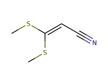 2-Propenenitrile, 3,3-bis(methylthio)-