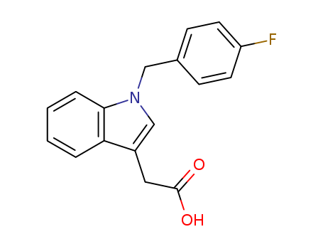 2-[1-[(4-fluorophenyl)methyl]indol-3-yl]acetic acid
