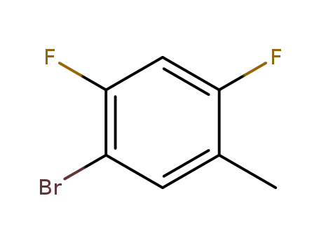 Molecular Structure of 159277-47-1 (5-Bromo-2,4-difluorotoluene)