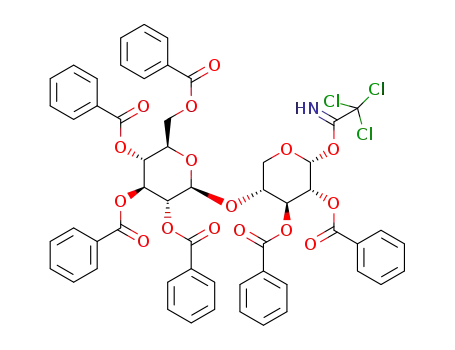 2,3,4,6-tetra-O-benzoyl-β-D-glucopyranosyl-(1 → 4)-2,3-di-O-benzoyl-β-D-xylopyranoside trichloroacetimidate