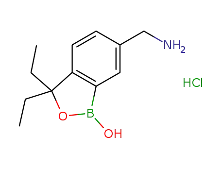 6-(aminomethyl)-3,3-diethylbenzo[c][1,2]oxaborol-1(3H)-ol hydrochloride