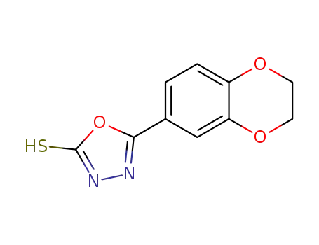 5-(2,3-dihydro-1,4-benzodioxin-6-yl)-1,3,4-oxadiazole-2-thiol