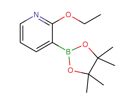 Molecular Structure of 848243-23-2 (2-ETHOXY-3-(4,4,5,5-TETRAMETHYL-[1,3,2]DIOXABOROLAN-2-YL)-PYRIDINE)