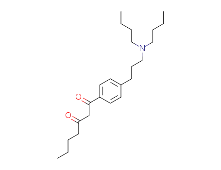 Molecular Structure of 1356411-41-0 (1-{4-[3-(dibutylamino)propyl]phenyl}heptane-1,3-dione)
