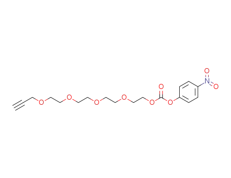 Molecular Structure of 1422540-81-5 (Propargyl-PEG4-5-nitrophenyl carbonate)