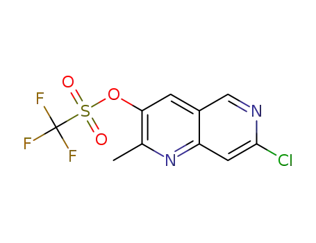 7-chloro-2-methyl[1,6]naphthyridin-3-yl trifluoromethanesulfonate