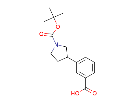 3-(3-CARBOXY-PHENYL)-PYRROLIDINE-1-CARBOXYLIC ACID TERT-BUTYL ESTER