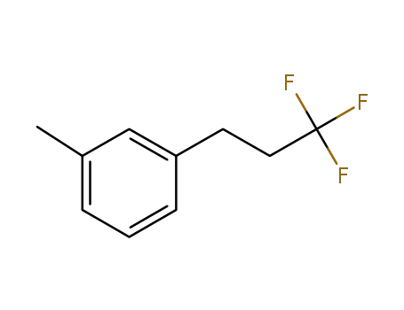 Molecular Structure of 1099597-71-3 (1-Methyl-3-(3,3,3-trifluoropropyl)benzene)