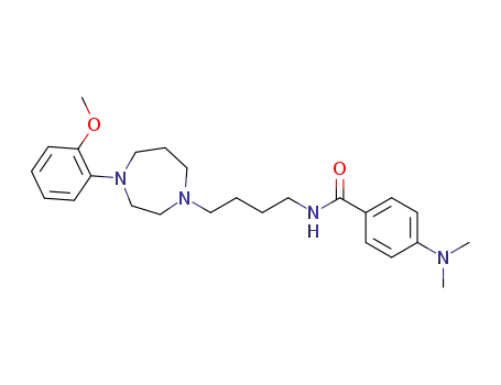 4-(dimethylamino)-N-(4-(4-(2-methoxyphenyl)-1,4-diazepan-1-yl)butyl)benzamide