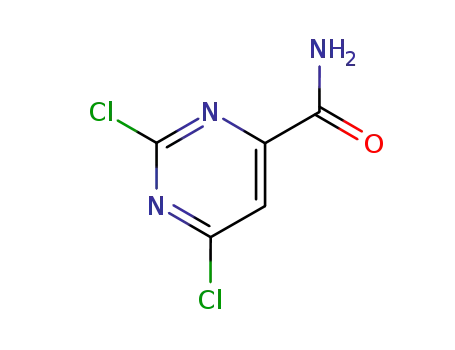 Molecular Structure of 98136-42-6 (2,6-DichloropyriMidine-4-carboxaMide)