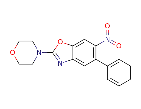 2-morpholino-6-nitro-5-phenylbenzo[d]oxazole