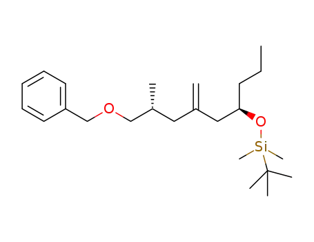 ((4R,8R)-9-(benzyloxy)-8-methyl-6-methylenenonan-4-yloxy)(tert-butyl)dimethylsilane