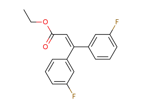 ethyl 3,3-bis(3-fluorophenyl)acrylate
