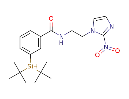 3-(ditert-butylsilyl)-N-(2-(2-nitro-1H-imidazol-1-yl)ethyl)benzamide