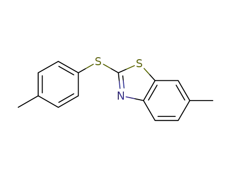 6-methyl-2-(p-tolylthio)-1,3-benzothiazole