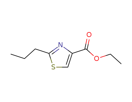 Molecular Structure of 14819-39-7 (ethyl 2-propyl-1,3-thiazole-4-carboxylate)