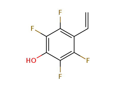 Molecular Structure of 385422-30-0 (Phenol, 4-ethenyl-2,3,5,6-tetrafluoro-)
