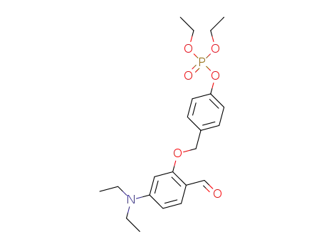 4-((5-(diethylamino)-2-formylphenoxy)methyl)phenyl diethyl phosphate