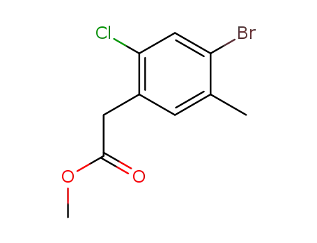 methyl 2-(4-bromo-2-chloro-5-methylphenyl)acetate