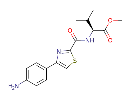 methyl 2-(4-(4-aminophenyl)thiazole-2-carboxamido)-3-methylbutanoate