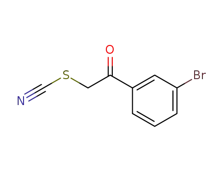 1-(3-bromo-phenyl)-2-thiocyanato-ethanone