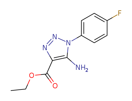 5-Amino-1-(4-fluorophenyl)-1H-1,2,3-triazole-4-carboxylicacid ethyl ester