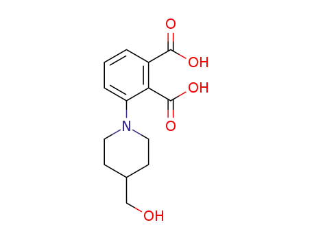 3-(4-(hydroxymethyl)piperidin-1-yl)phthalic acid