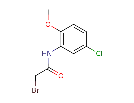Molecular Structure of 130965-95-6 (2-bromo-N-(5-chloro-2-methoxyphenyl)acetamide)