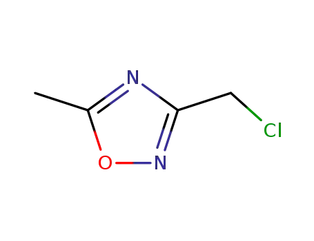 Molecular Structure of 1192-80-9 (3-(CHLOROMETHYL)-5-METHYL-1,2,4-OXADIAZOLE)