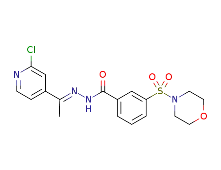 (E)-N′-(1-(2-chloropyridin-4-yl)ethylidene)-3-(morpholinosulfonyl)benzohydrazide