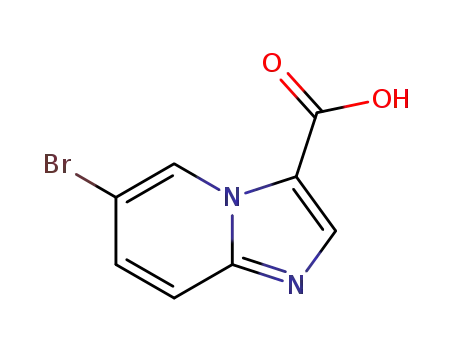 Molecular Structure of 944896-42-8 (6-Bromoimidazo[1,2-a]pyridine-3-carboxylicacid)