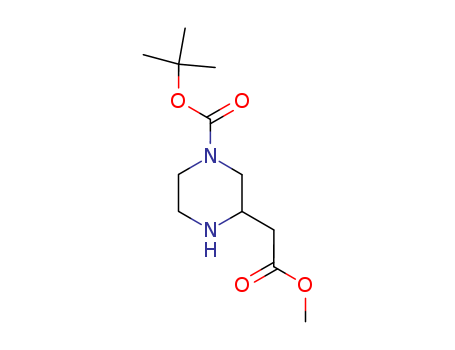 tert-Butyl 3-(2-methoxy-2-oxoethyl)piperazine-1-carboxylate