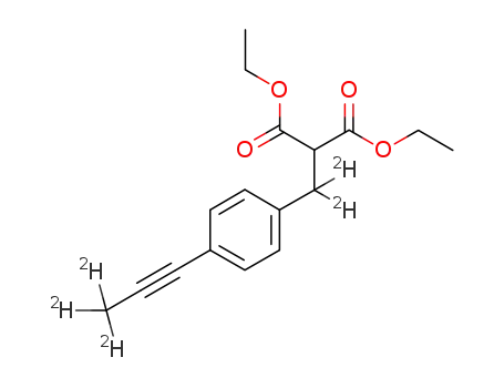 diethyl 2-(4-(prop-1-yn-1-yl)benzyl)malonate-d5