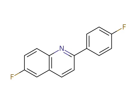 Molecular Structure of 2647-29-2 (6-fluoro-2-(4-fluorophenyl)quinoline)