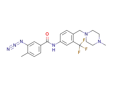 3-azido-4-methyl-N-(4-((4-methylpiperazin-1-yl)methyl)-3-(trifluoromethyl)phenyl)benzamide