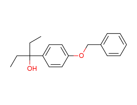3-(4-(benzyloxy)phenyl)pentan-3-ol