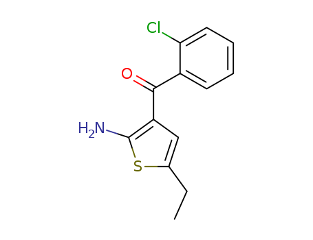 Methanone,(2-amino-5-ethyl-3-thienyl)(2-chlorophenyl)-