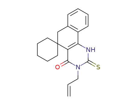 Molecular Structure of 328002-54-6 (3-allyl-2-thioxo-2,3-dihydro-1H-spiro[benzo[h]quinazoline-5,1'-cyclohexan]-4(6H)-one)