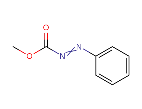 Molecular Structure of 2207-96-7 (methyl (E)-phenyldiazenecarboxylate)