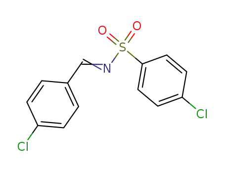 Benzenesulfonamide, 4-chloro-N-[(4-chlorophenyl)methylene]-