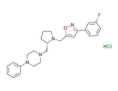 C<sub>25</sub>H<sub>29</sub>FN<sub>4</sub>O*ClH