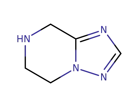 Molecular Structure of 233278-56-3 (5,6,7,8-Tetrahydro-[1,2,4]triazolo[1,5-a]pyrazine)